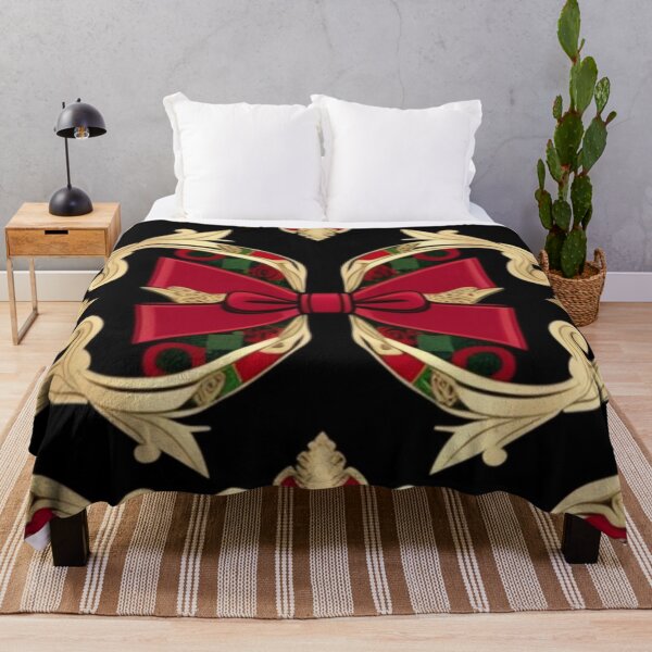 Item preview, Diseño de lazo rojo verde dorado. designed and sold by Roxburylane.