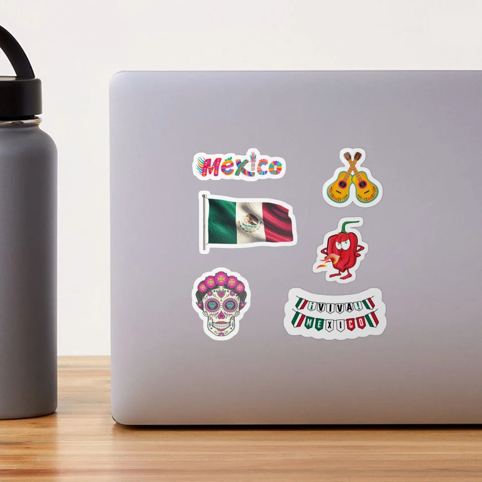 Mexico Stickers Set Sticker for Sale by PsychedVision