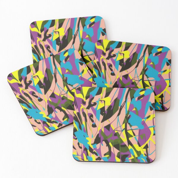 Item preview, Abstract Colorful Paint Splatter designed and sold by calibrit.
