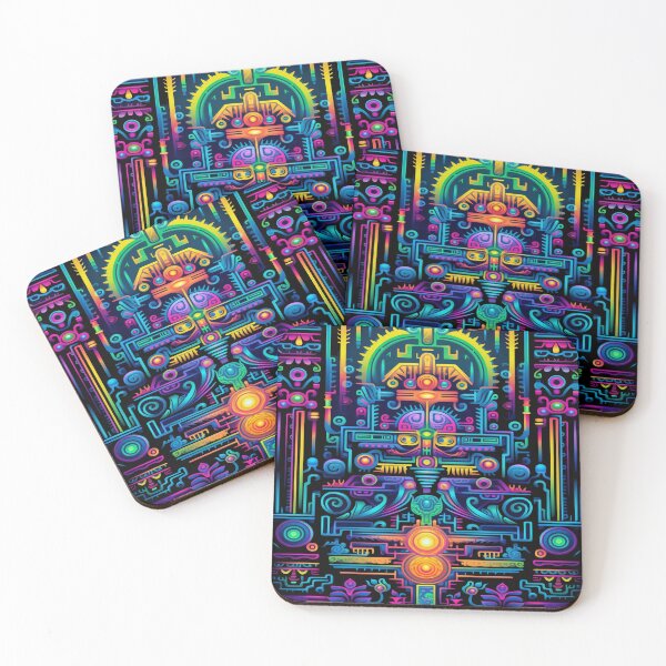 Item preview, Ancient onix in the dark blacklight rainbow trippy designed and sold by Atelier-Arcano.