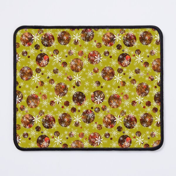 Item preview, Botanical Festive Bubbles on yellow designed and sold by Artistestella.