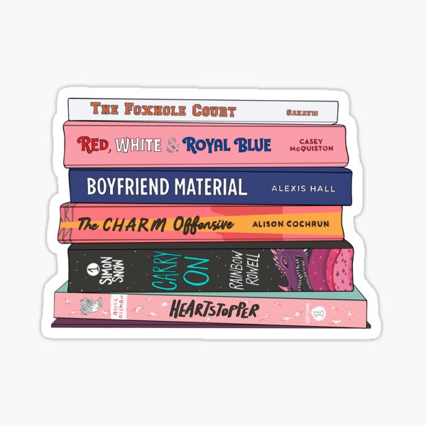 Item preview, MM Queer Romance Book Stack designed and sold by weightyghosts.