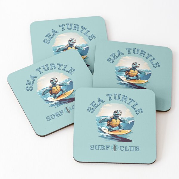 Item preview, Young sea turtle on surfboard graphic for kids T-Shirt designed and sold by CedricNorbinho.