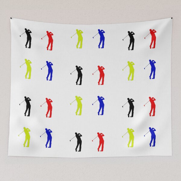 Item preview, Golfer Colored Silhouette Design designed and sold by ilmagatPSCS2.