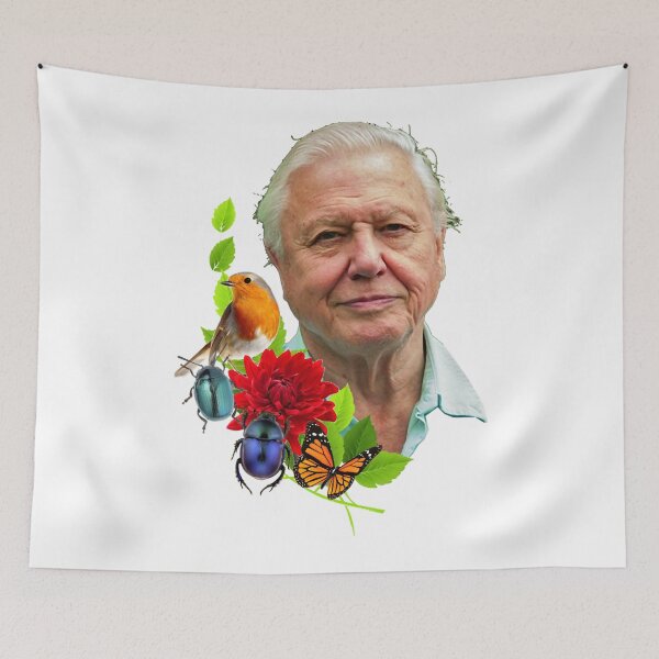 Item preview, David Attenborough designed and sold by KymaniMayo94.