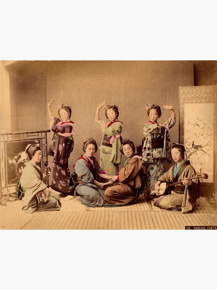 Geisha dancing party by Fletchsan