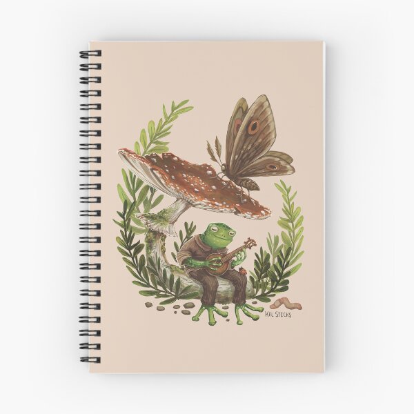 Item preview, Lil Bard Frog (and the toadstool moth) designed and sold by KelSticks.