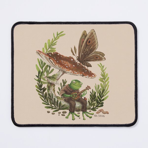 Item preview, Lil Bard Frog (and the toadstool moth) designed and sold by KelSticks.