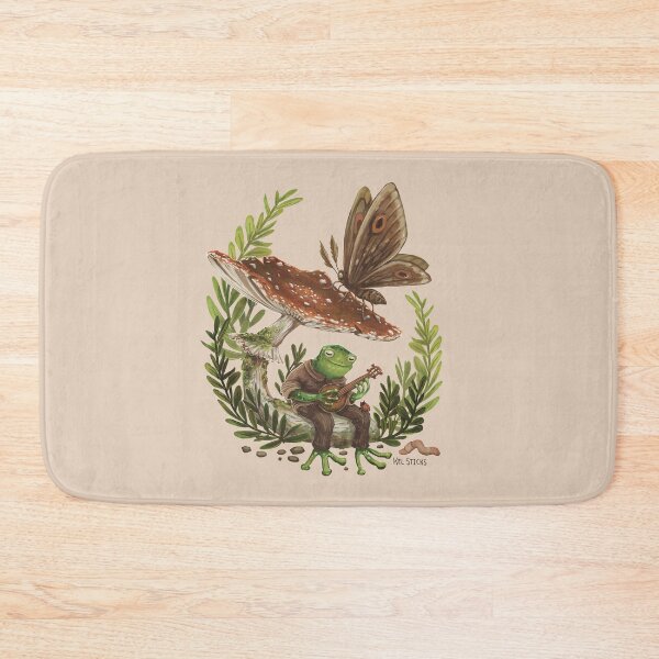 Item preview, Lil Bard Frog (and the toadstool moth) designed and sold by KelSticks.