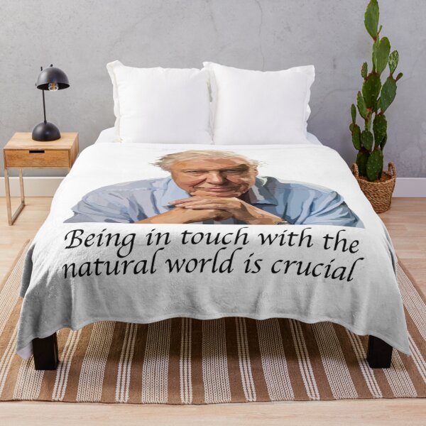 Item preview, David Attenborough - Being in touch with the natural world is crucial designed and sold by KymaniMayo94.