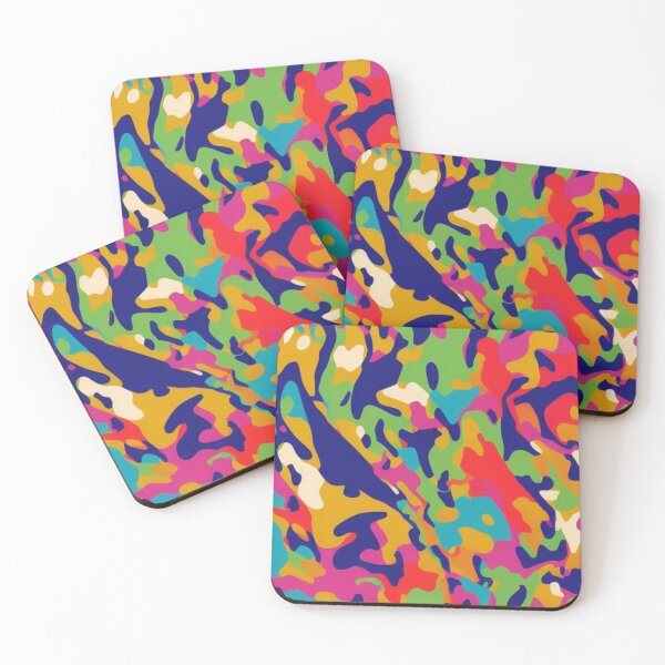 Item preview, Abstract Colorful Camouflage Paint Splatter designed and sold by calibrit.