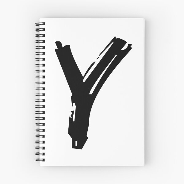 Item preview, Y BRUSH STYLE CAPITAL LETTER INITIAL T-SHIRT MODERN MINIMALIST FONT LOGO TYPEFACE LETTERING TYPOGRAPHY MONOGRAM TEE designed and sold by prezziefactory.