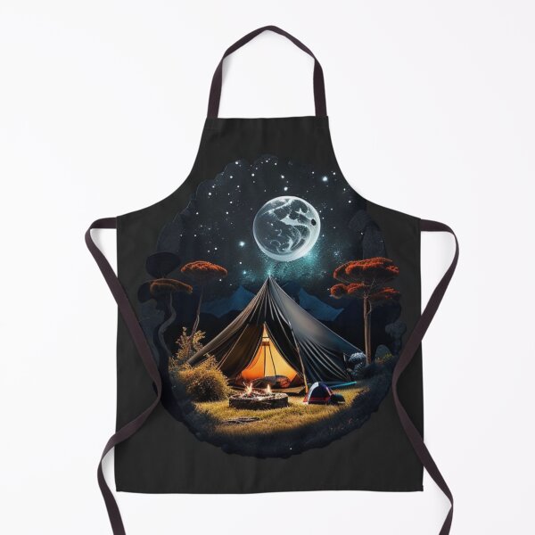 Item preview, camping under the big moon designed and sold by FieldCampCo.