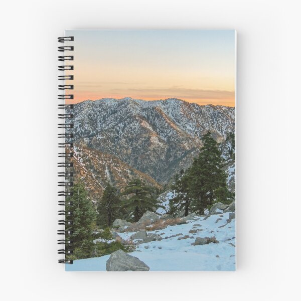 Item preview, Winter Sunset over Snow-capped San Gabriel Mountains designed and sold by yhelfman.