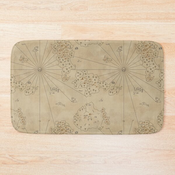 Item preview, Medieval Fantasy Map designed and sold by itsturtlestime.