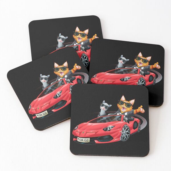 Item preview, JoJo & No Drama Lambo Car Cartoon designed and sold by mwx56382.
