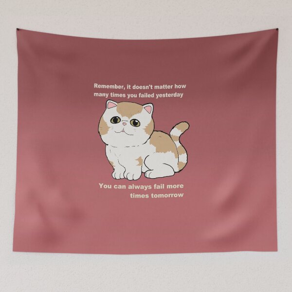 Item preview, Wise Cat: You can always fail tomorrow designed and sold by OliverIlustra.
