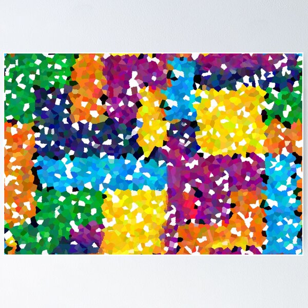 Item preview, Pattern of Colourful Crystals designed and sold by Agni Designs.