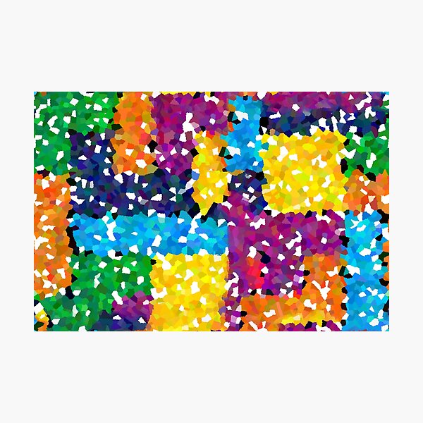 Item preview, Pattern of Colourful Crystals designed and sold by Agni Designs.