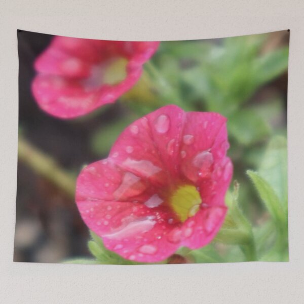 Item preview, Petunias with water drops. designed and sold by Irisarts61.