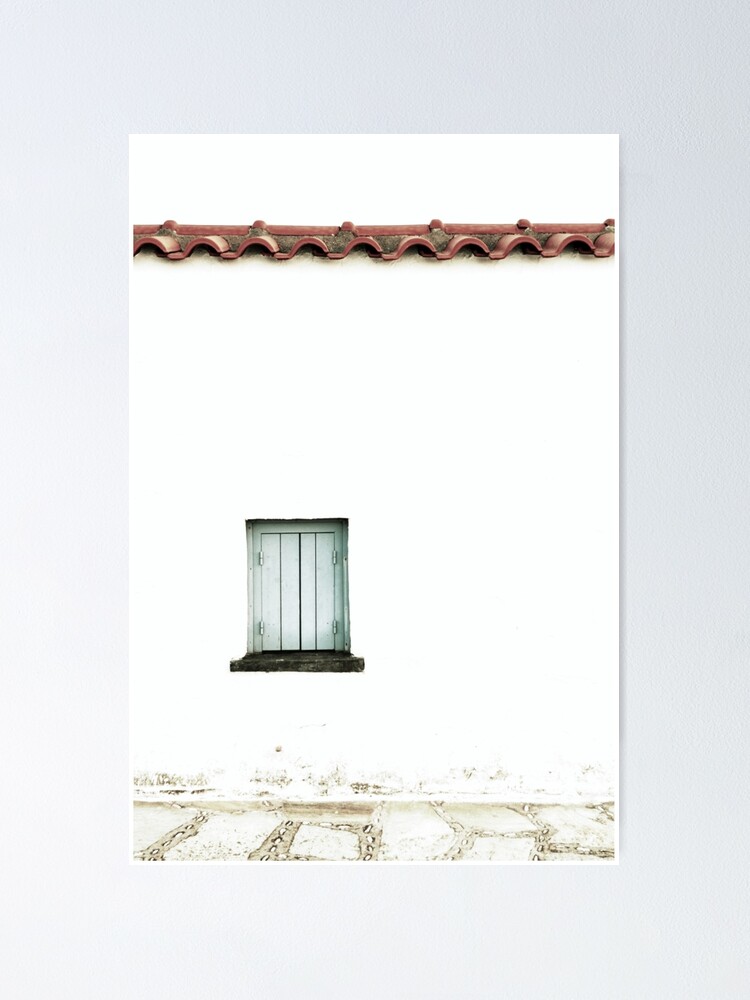 Light blue window shutters by ARTbyJWP CREDIT: REDBUBBLE