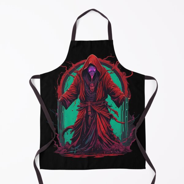 Item preview, Cyberpunk Horror Tech Priest designed and sold by TaevasDesign.