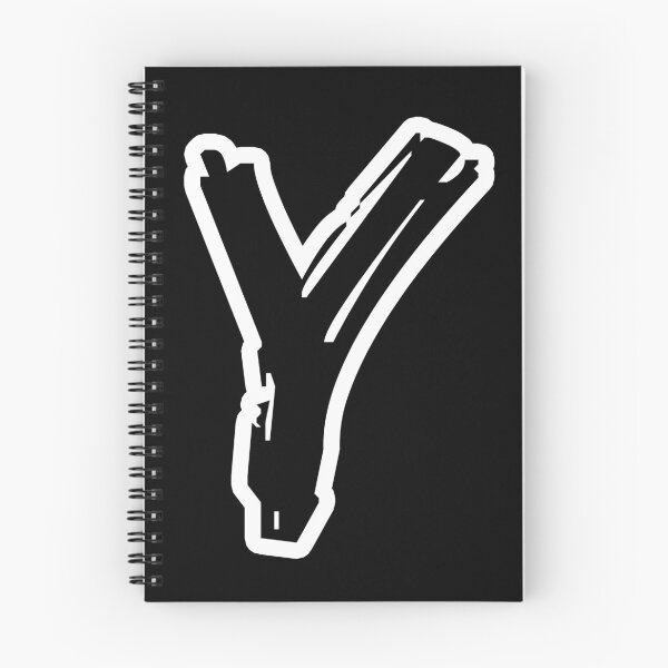 Item preview, Y BRUSH STYLE CAPITAL LETTER INITIAL T-SHIRT MODERN MINIMALIST FONT LOGO TYPEFACE LETTERING TYPOGRAPHY MONOGRAM TEE designed and sold by prezziefactory.