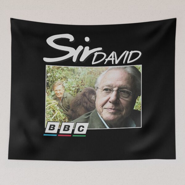Item preview, David Attenborough 90s Tee designed and sold by KymaniMayo94.