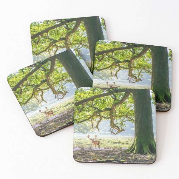 Item preview, Stag under an old oak tree designed and sold by assaf.