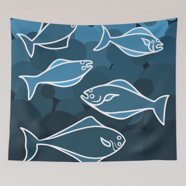 Item preview, Blue Halibut designed and sold by BorealLine.