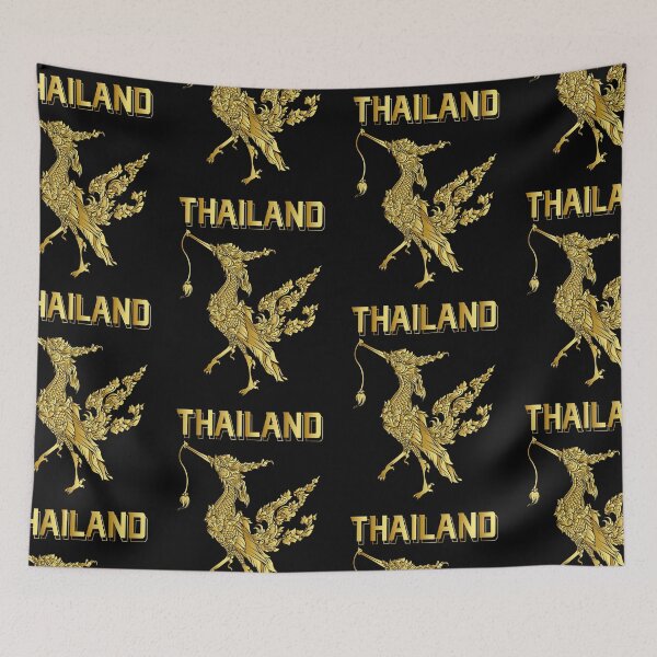 Item preview, Kinnaree or Phoenix Fairy tale bird.Thai style Thailand ancient. designed and sold by MusixT-Shirt.
