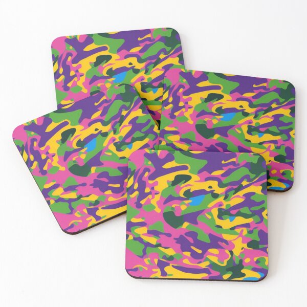 Item preview, Abstract Colorful Camouflage Pattern designed and sold by calibrit.