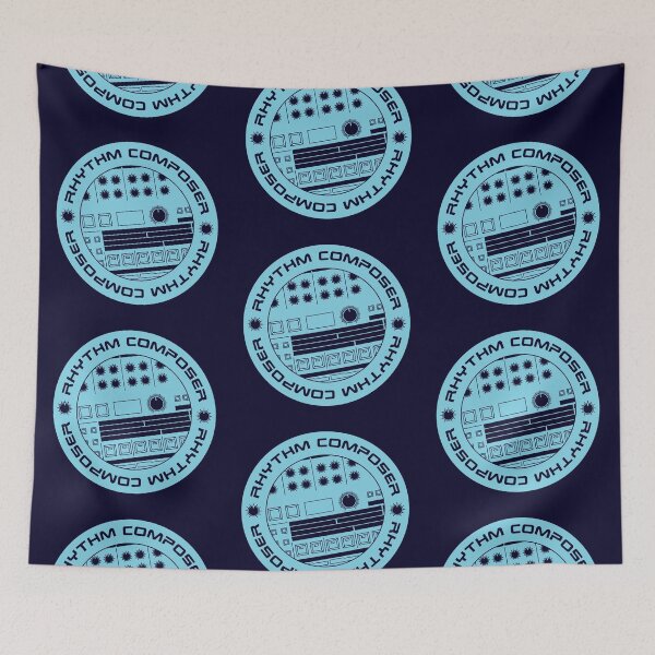 Item preview, 909 Drum Machine Blue designed and sold by AtomicMalibu.
