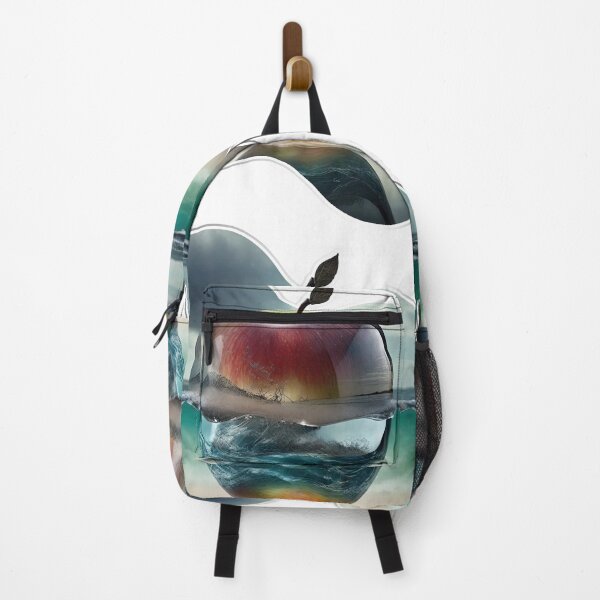 Item preview, lovely double exposure image by blending together a stormy sea and a glass apple. designed and sold by Natcharee.