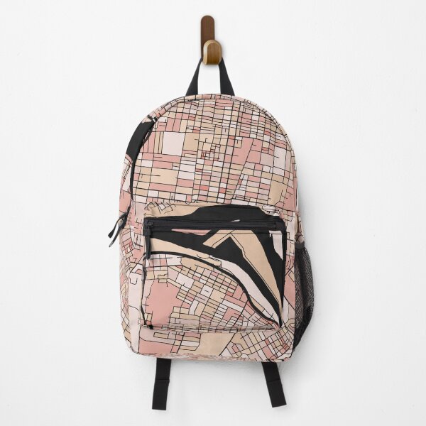 Item preview, Louisville Map Pattern in Soft Pink Pastels designed and sold by PatternMaps.