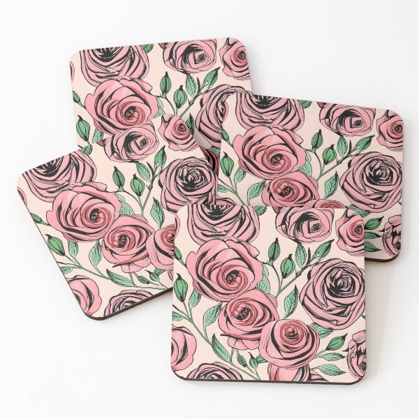 Item preview, seamless pattern rose designed and sold by deviatepolo.