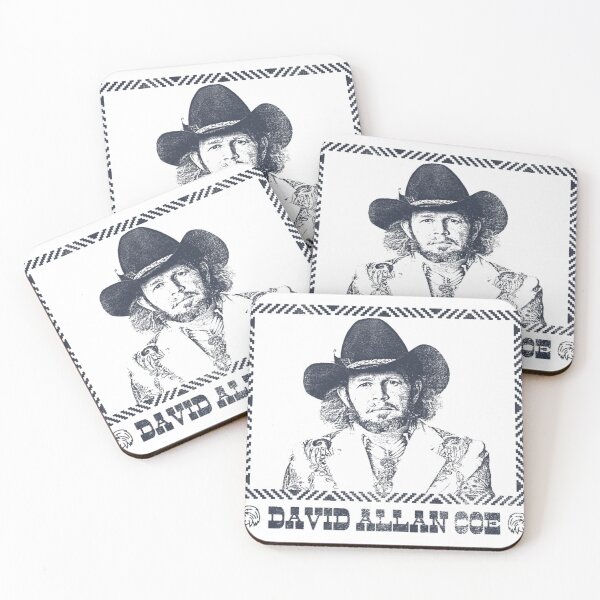 Item preview, David Allan Coe  Retro Style Fan Design designed and sold by KristinReed.