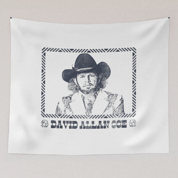 Item preview, David Allan Coe  Retro Style Fan Design designed and sold by KristinReed.