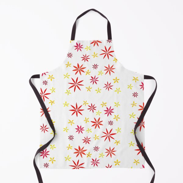 Item preview, Retro Red and Yellow Floral designed and sold by Rebecca Westlund Artist.