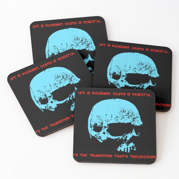 Item preview, Life is pleasant. Death is peaceful. - Asimov  designed and sold by R-A Designs.