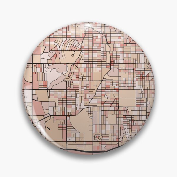 Item preview, Omaha Map Pattern in Soft Pink Pastels designed and sold by PatternMaps.