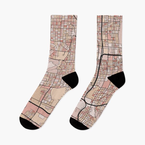Item preview, Omaha Map Pattern in Soft Pink Pastels designed and sold by PatternMaps.