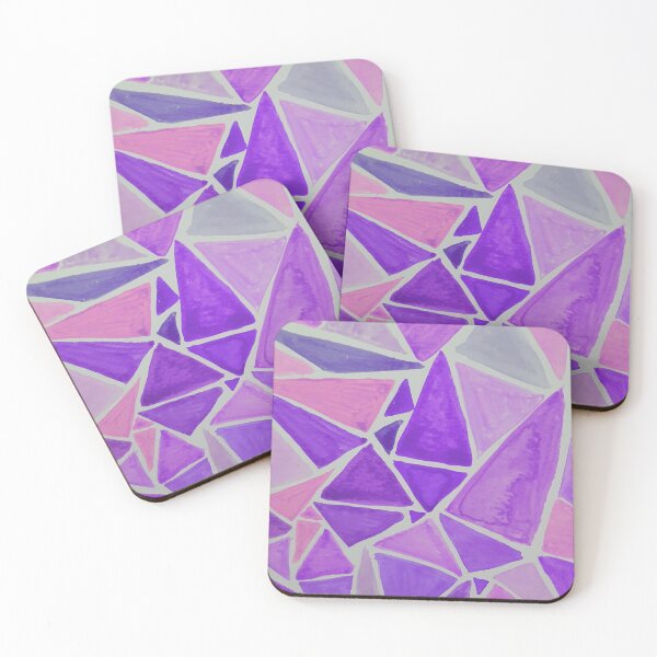 Item preview, Pink triangles in watercolours designed and sold by Emma  Amies.