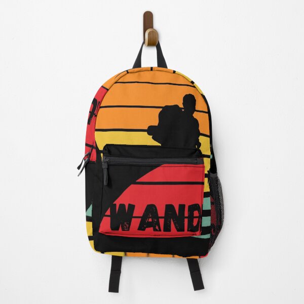 Item preview, Wanderlust at Sunset with Man and Dog designed and sold by Golden-Heaven.