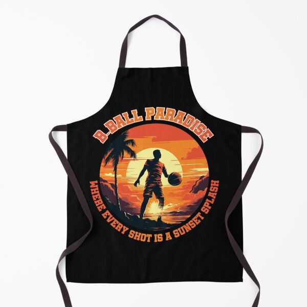 Item preview, Sunset Splash Basketball Paradise Illustration designed and sold by BNCH44.