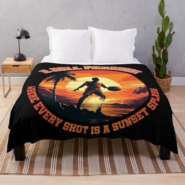 Item preview, Sunset Splash Basketball Paradise Illustration designed and sold by BNCH44.