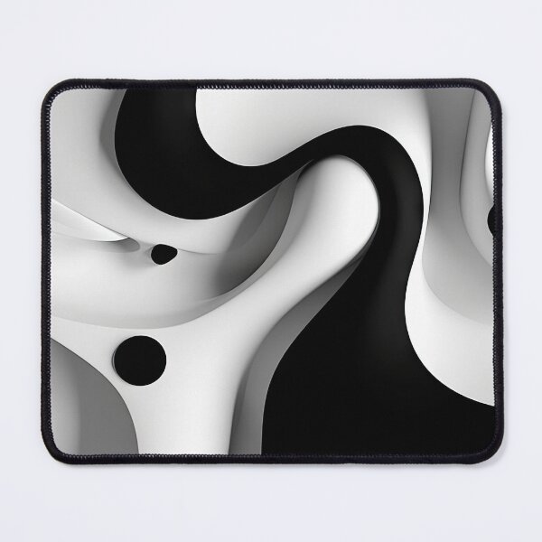 Item preview, Wavy Shapes in Black & White designed and sold by artify-visions.