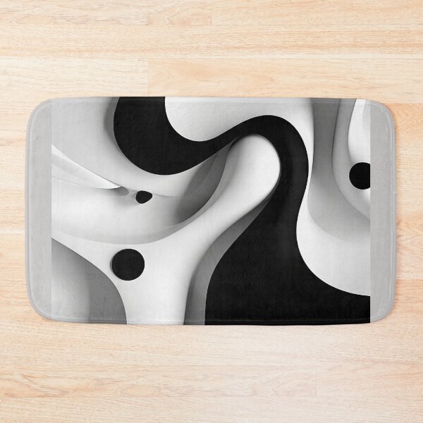 Item preview, Wavy Shapes in Black & White designed and sold by artify-visions.
