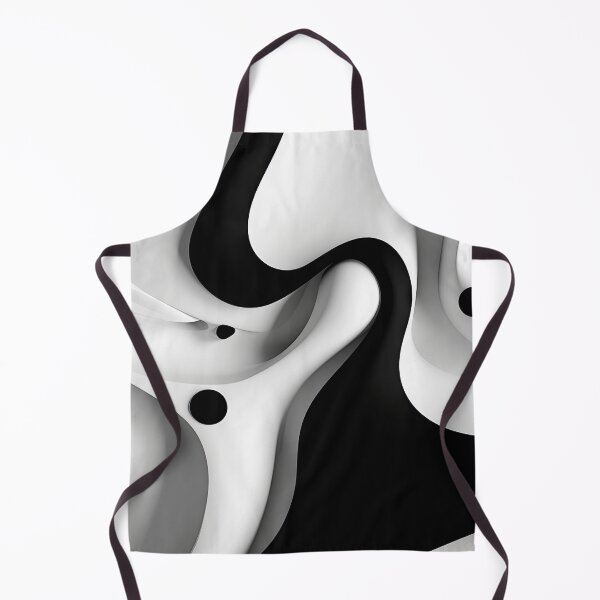 Item preview, Wavy Shapes in Black & White designed and sold by artify-visions.