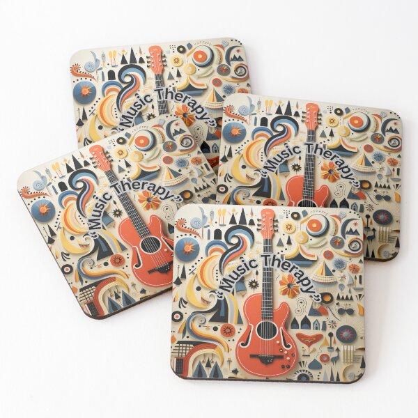 Item preview, Guitar Vibes, Joy and Music Therapy designed and sold by Aquablue22.